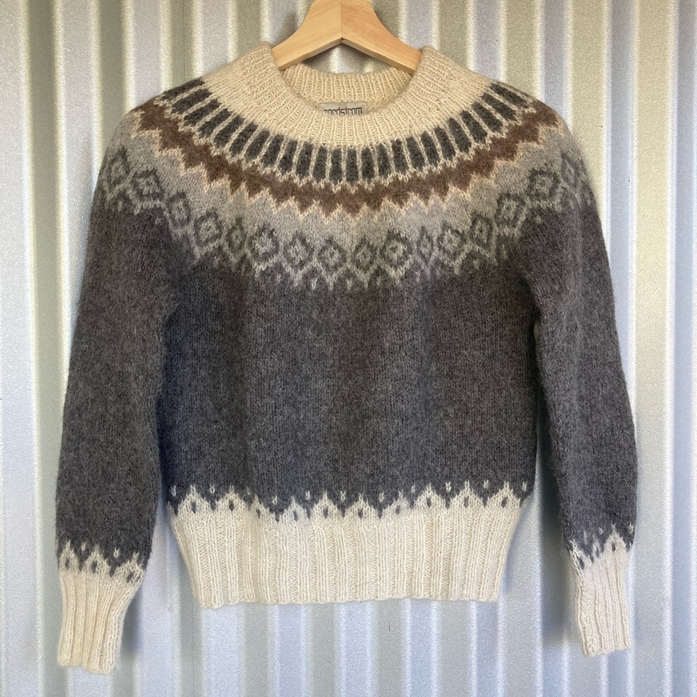 Vintage Nordic Knit Sweater